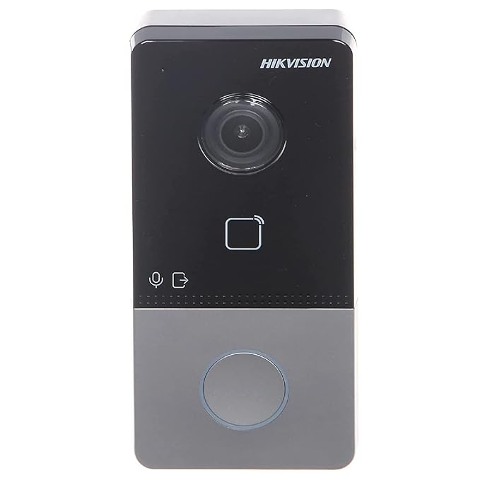 Analog Video Door Phone/Bell with 7" TFT LCD Screen Wired | 1080p HD Resolution | One Touch Call Button | BuiltIn Mic & Loudspeaker| One Touch Unlock | Plug & Play | (DS-KIS212)